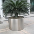 Stainless steel round flower box flower bowl